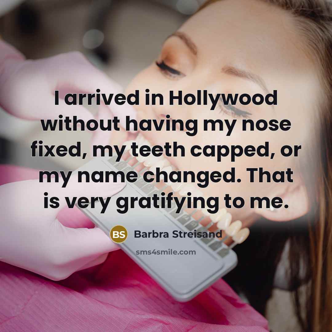 “I arrived in Hollywood without having my nose fixed, my…” quote by Barbra Streisand