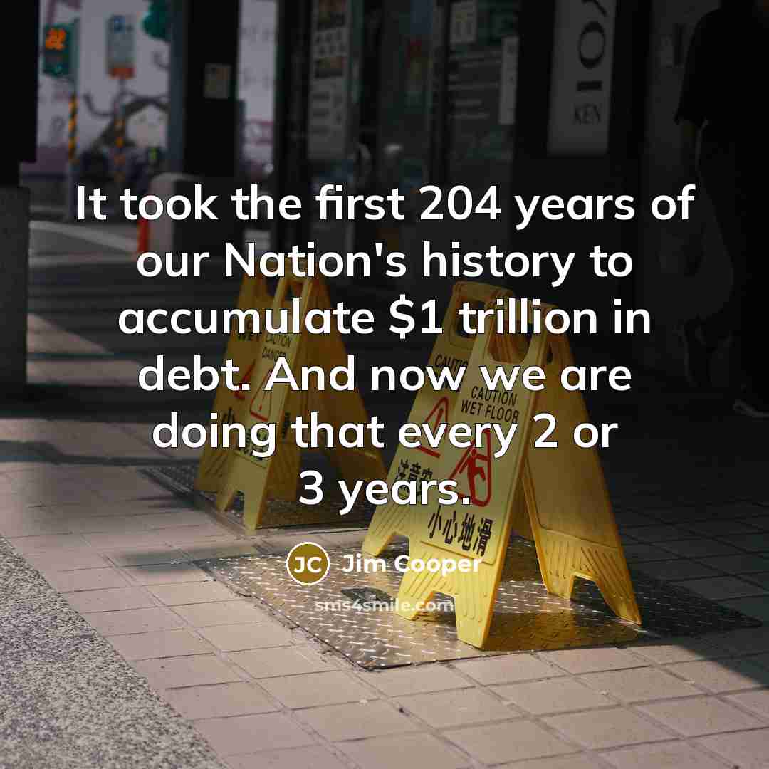 “It took the first 204 years of our Nation's history…” quote by Jim Cooper
