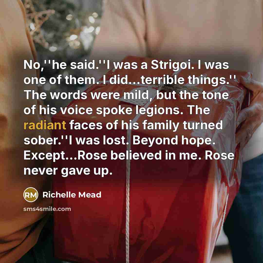 “No,''he said.''I was a Strigoi. I was one of them.…” quote by Richelle Mead