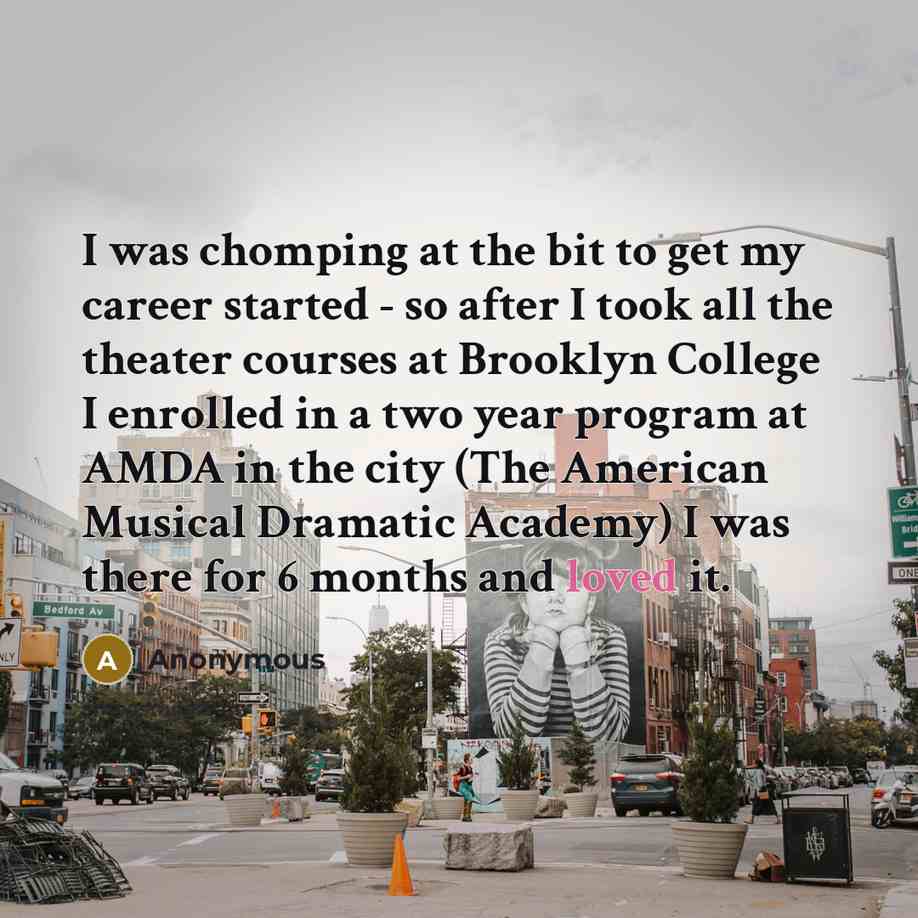 “I was chomping at the bit to get my career…” quote by Anonymous