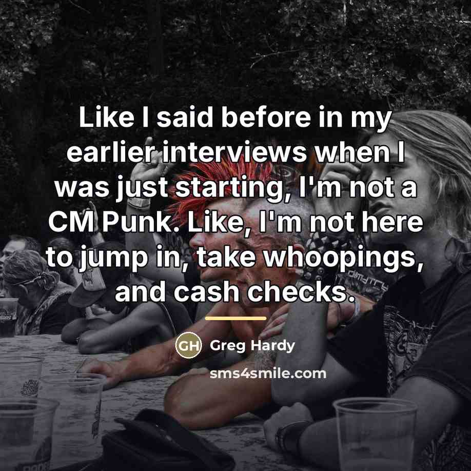 “Like I said before in my earlier interviews when I…” quote by Greg Hardy
