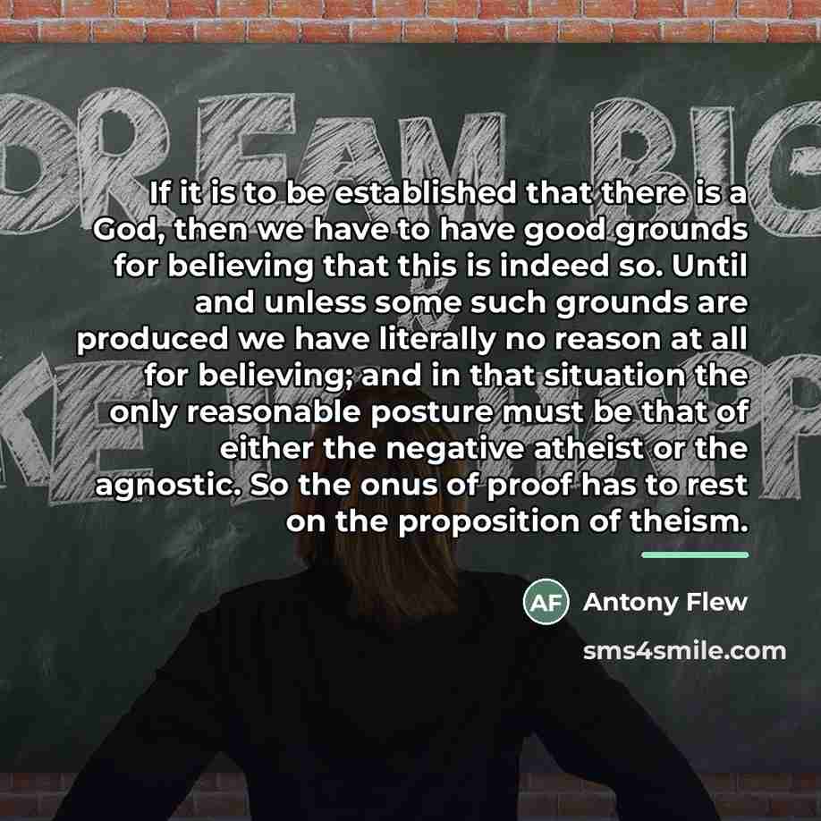 “If it is to be established that there is a…” quote by Antony Flew