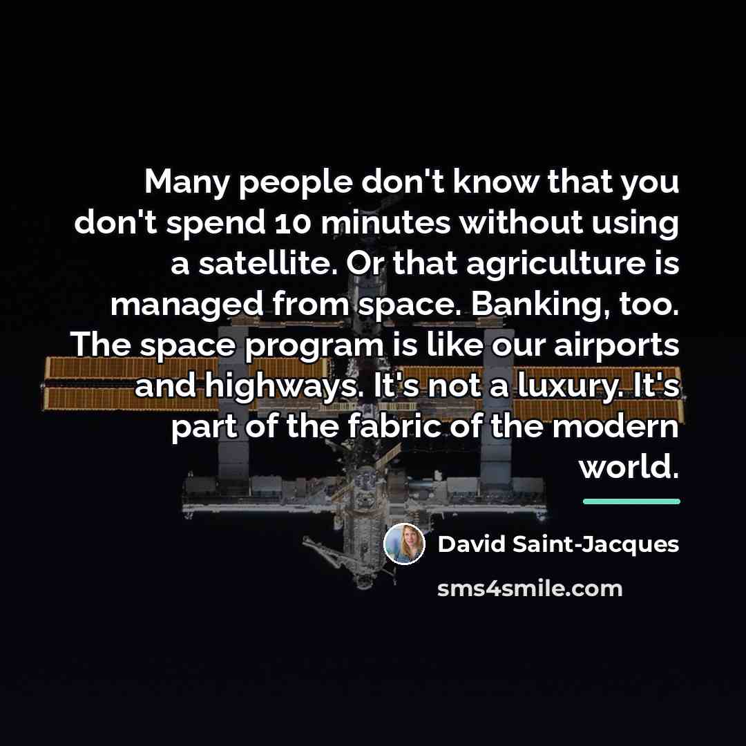 “Many people don't know that you don't spend 10 minutes…” quote by David Saint-Jacques
