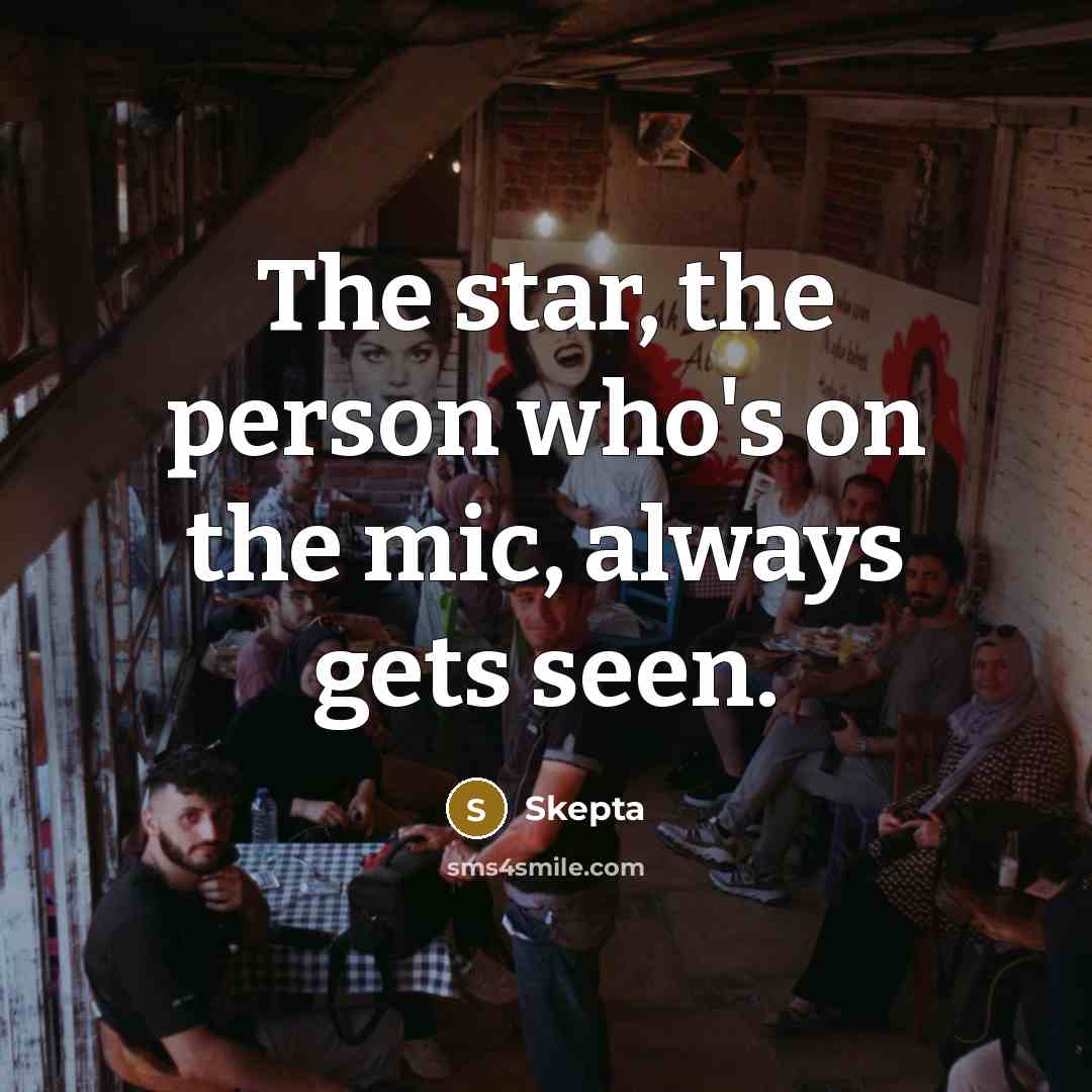 “The star, the person who's on the mic, always gets…” quote by Skepta