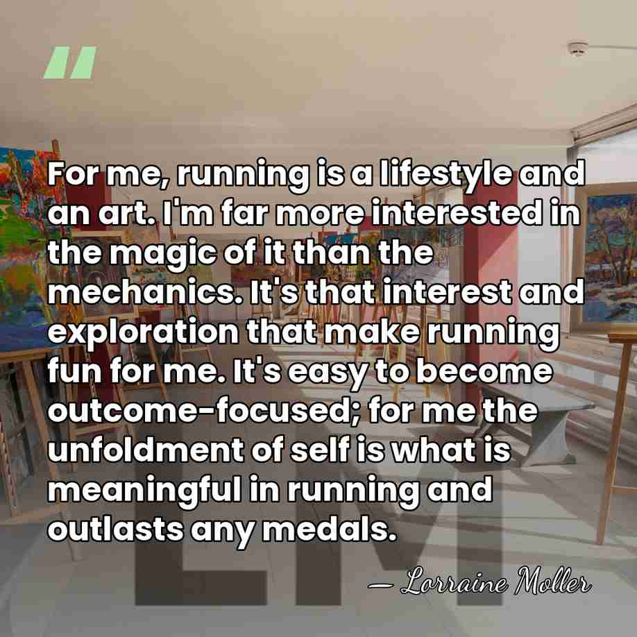 For me, running is a lifestyle and an art. I'm far more&hellip; - Lorraine Moller