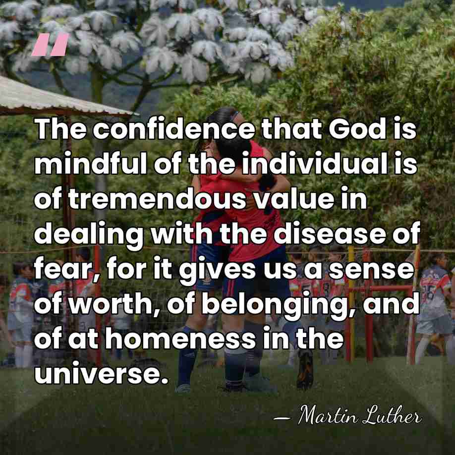 The confidence that God is mindful of the individual is of tremendous&hellip; - Martin Luther
