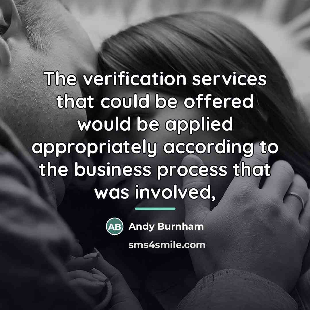 “The verification services that could be offered would be applied…” quote by Andy Burnham