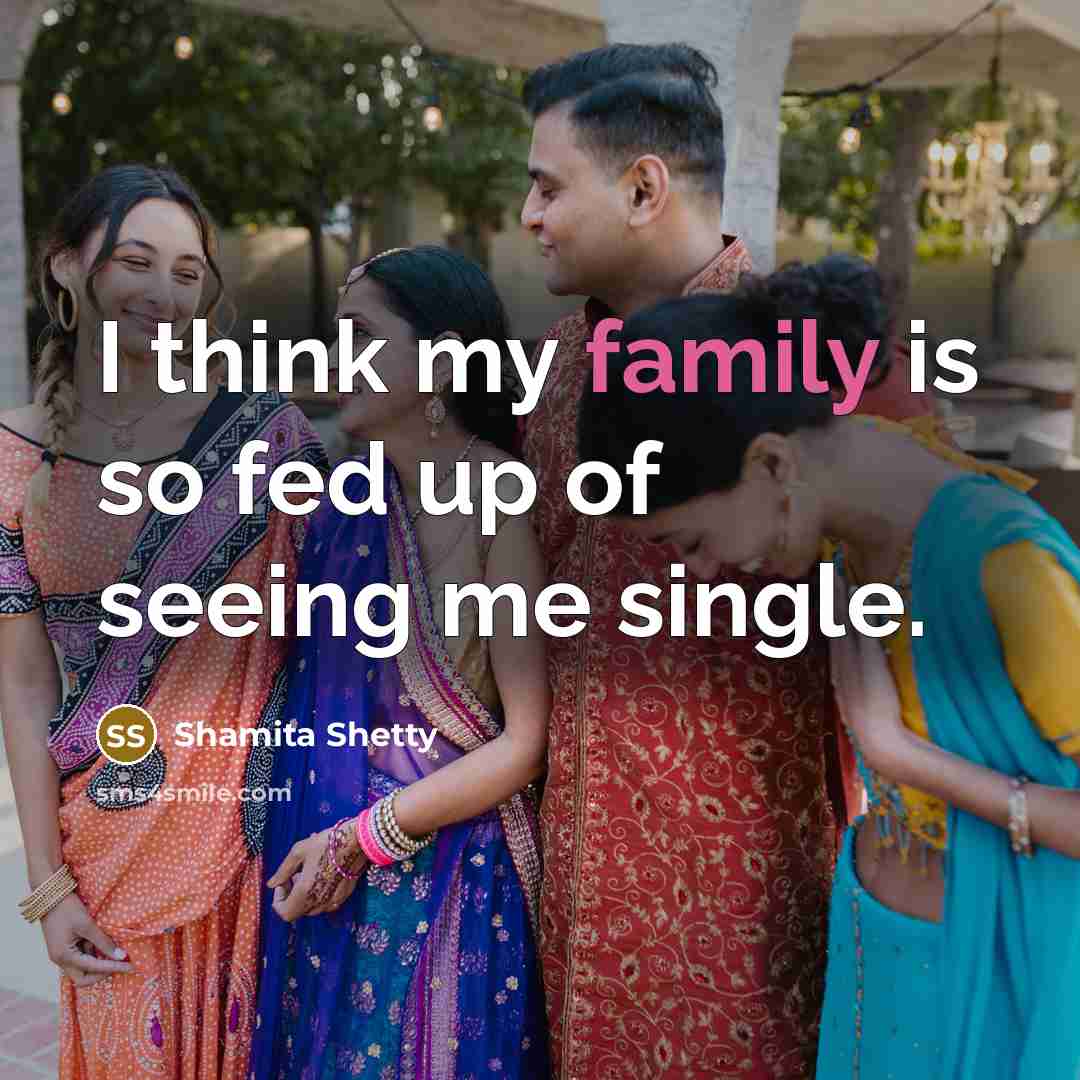 “I think my family is so fed up of seeing…” quote by Shamita Shetty