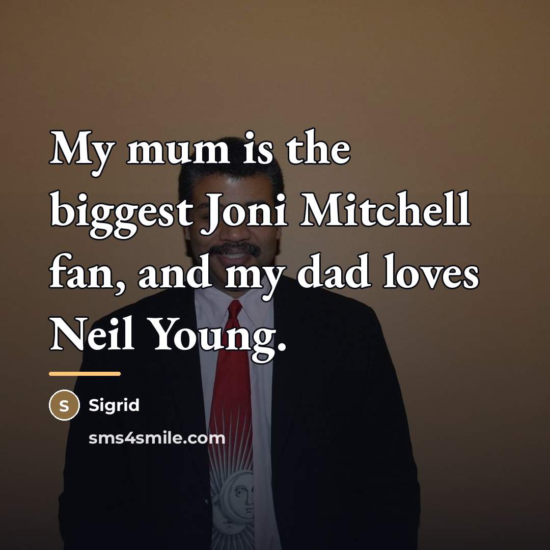 “My mum is the biggest Joni Mitchell fan, and my…” quote by Sigrid