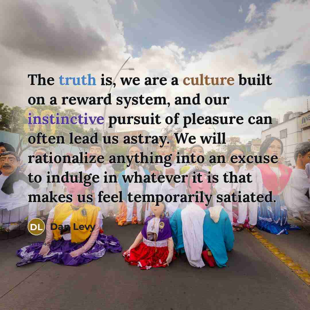 “The truth is, we are a culture built on a…” quote by Dan Levy