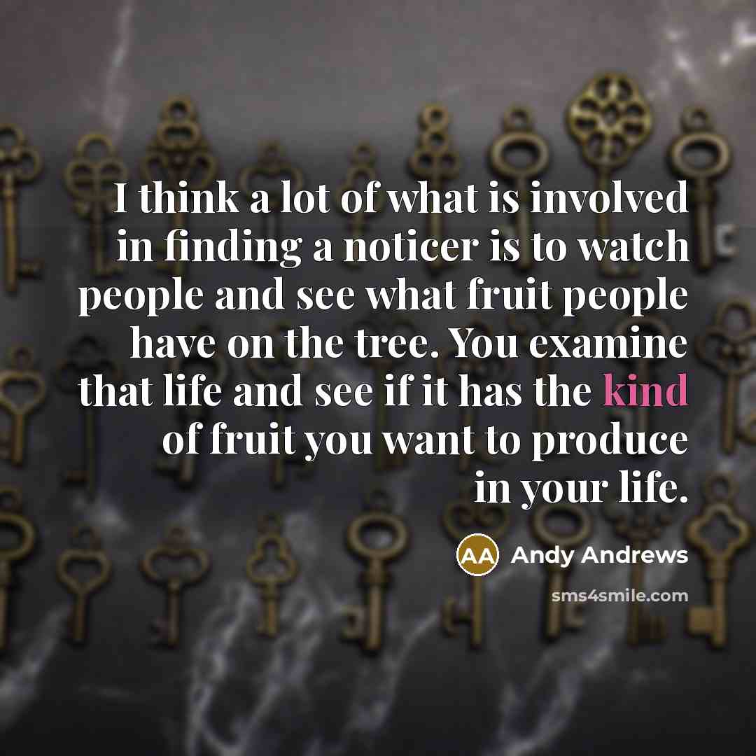 “I think a lot of what is involved in finding…” quote by Andy Andrews