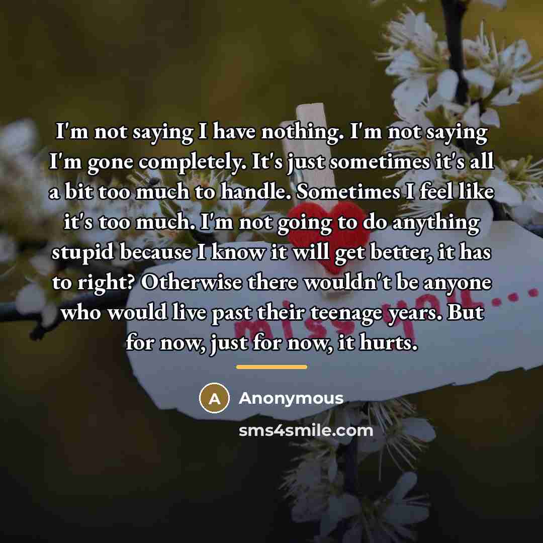 “I'm not saying I have nothing. I'm not saying I'm…” quote by Anonymous