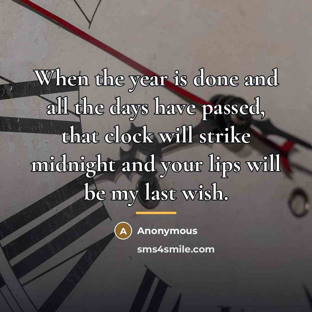 “When the year is done and all the days have…” quote by Anonymous