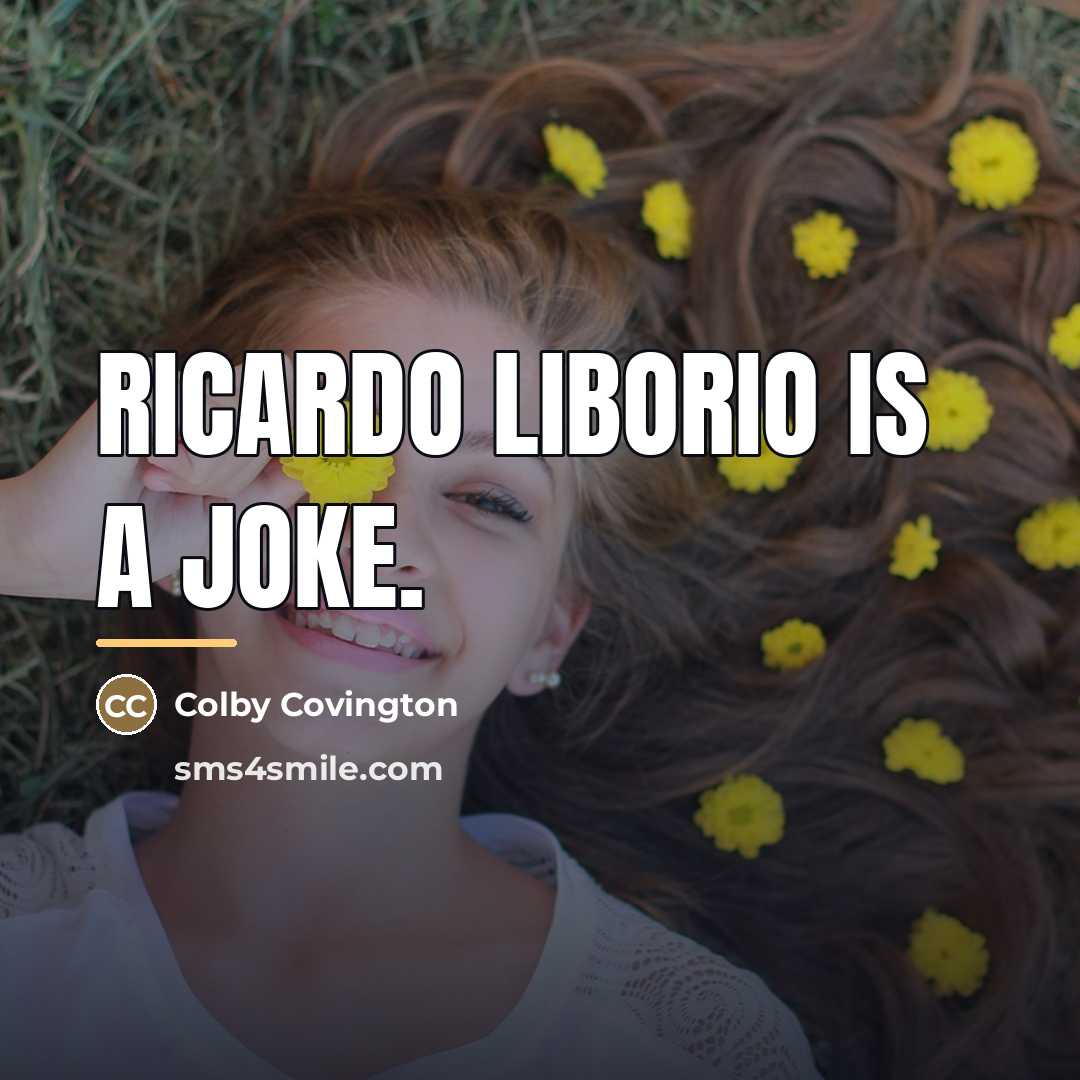 “Ricardo Liborio is a joke.…” quote by Colby Covington