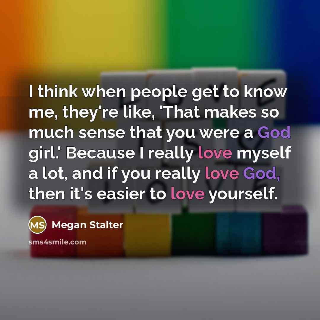 “I think when people get to know me, they're like,…” quote by Megan Stalter