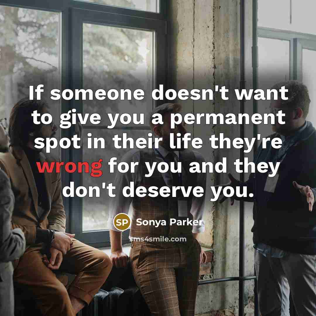 “If someone doesn't want to give you a permanent spot…” quote by Sonya Parker