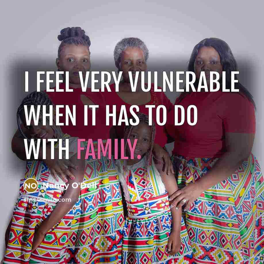 “I feel very vulnerable when it has to do with…” quote by Nancy O'Dell