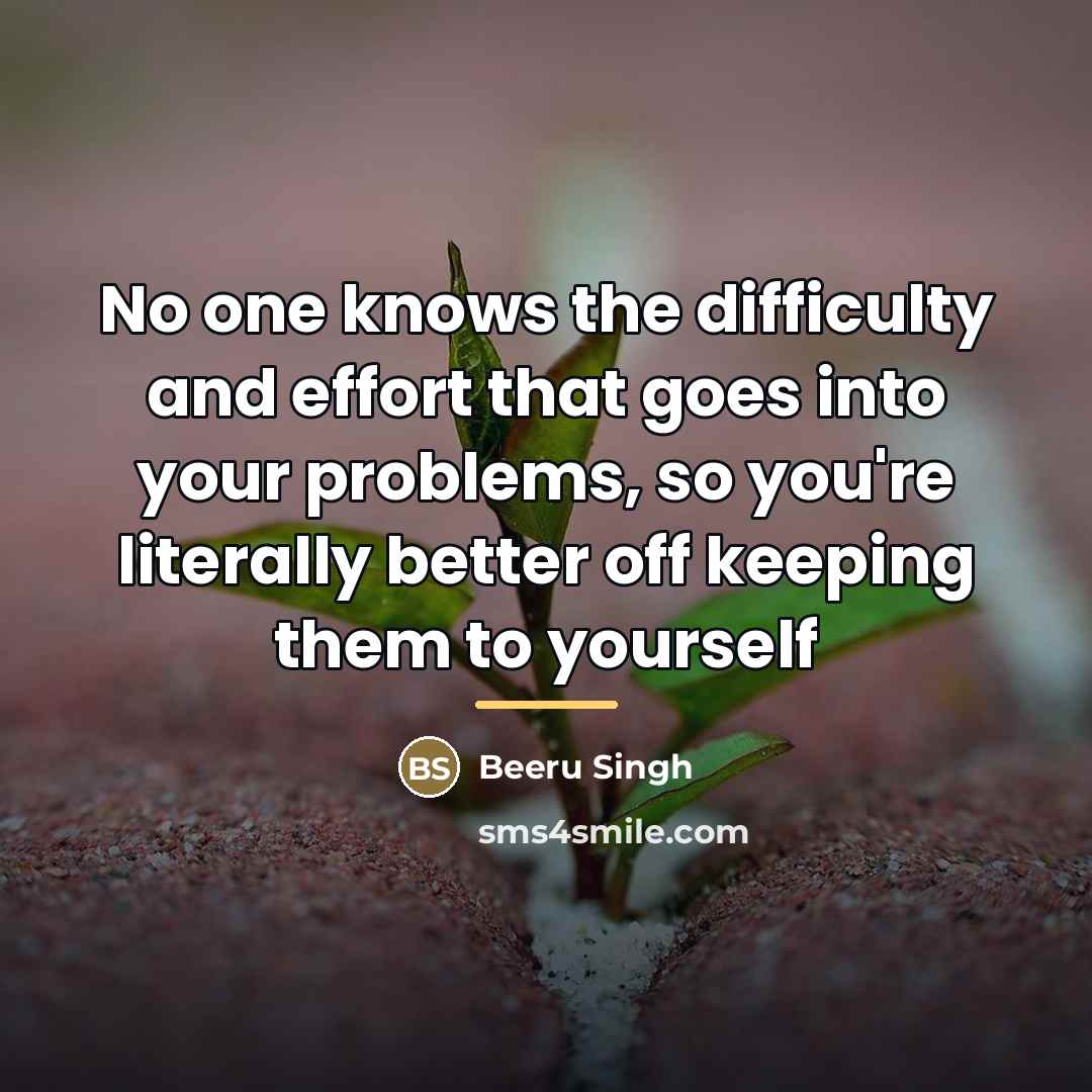 “No one knows the difficulty and effort that goes into…” quote by Beeru Singh