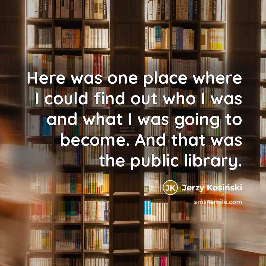 “Here was one place where I could find out who…” quote by Jerzy Kosinski