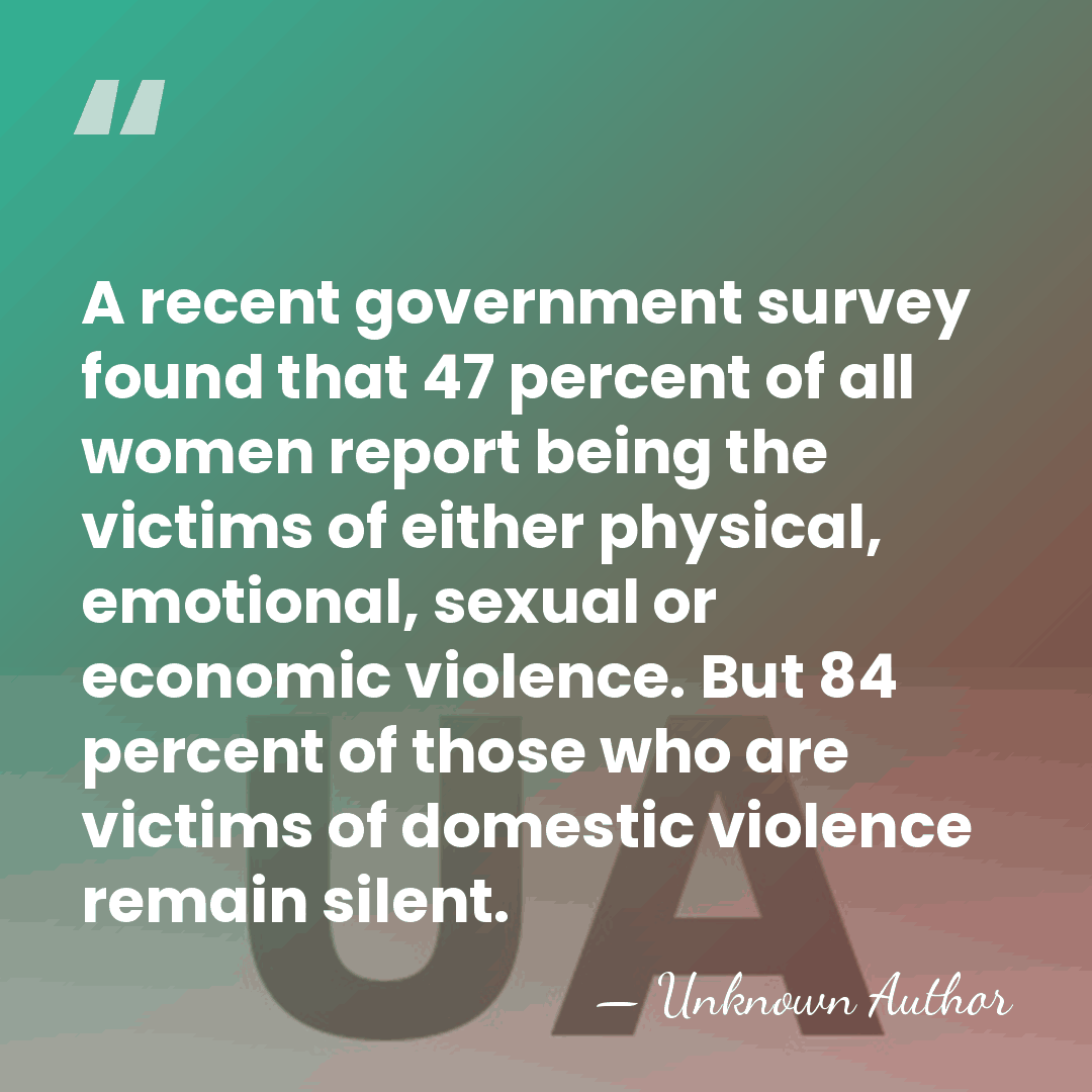 A recent government survey found that 47 percent of all women report&hellip; - Patricia Espinosa