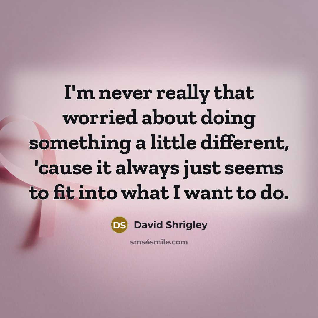 “I'm never really that worried about doing something a little…” quote by David Shrigley