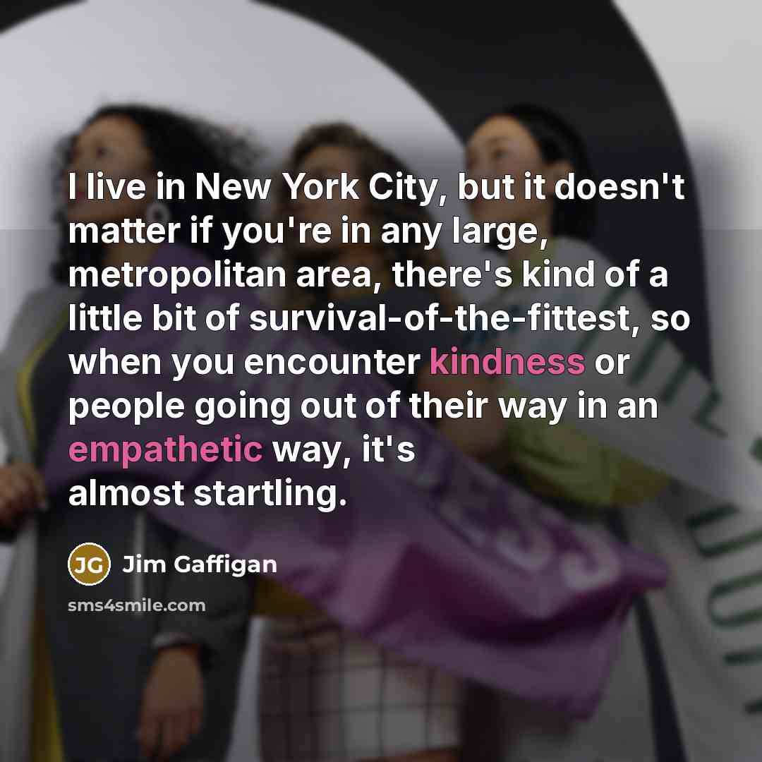 “I live in New York City, but it doesn't matter…” quote by Jim Gaffigan