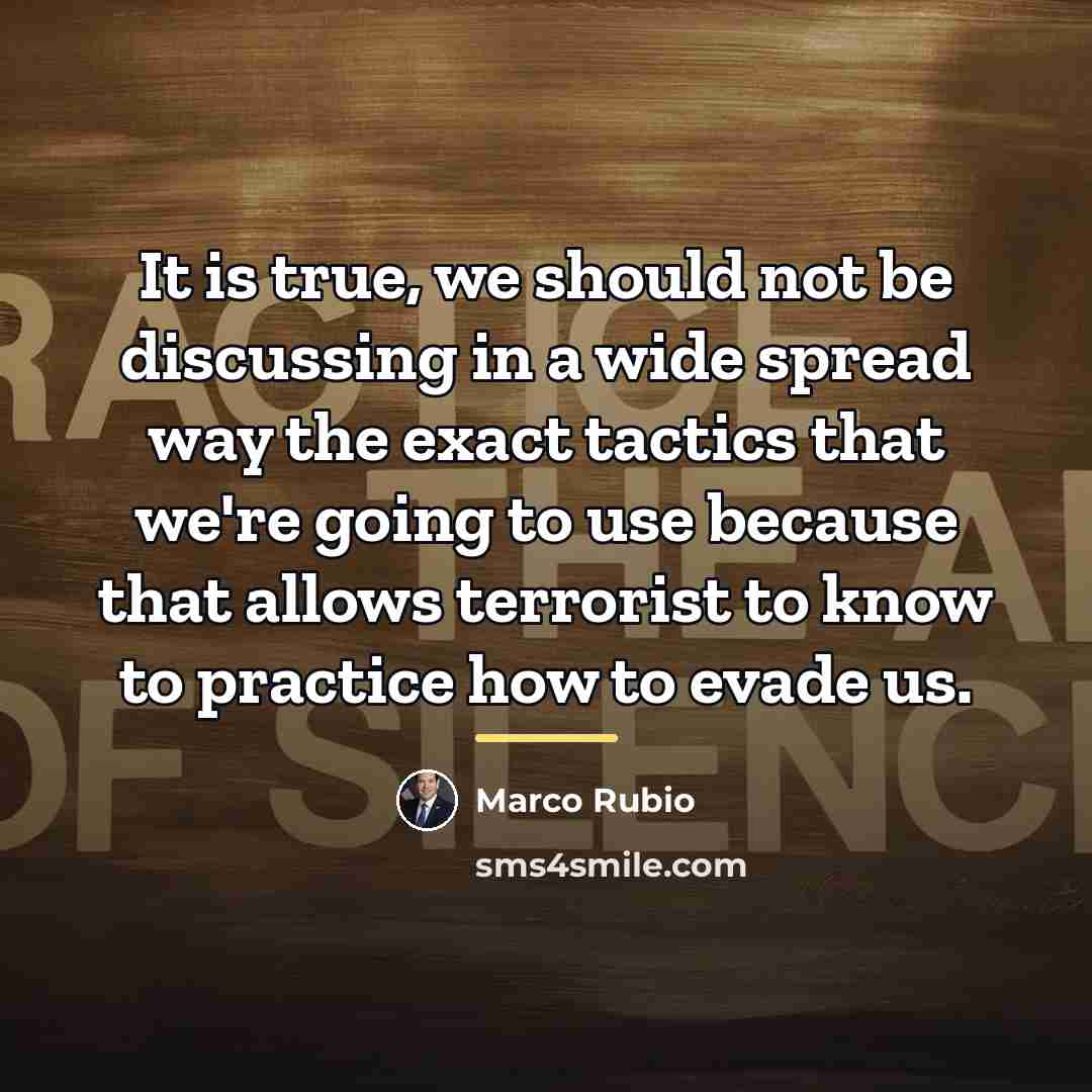“It is true, we should not be discussing in a…” quote by Marco Rubio