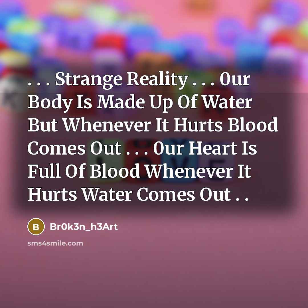 “. . . Strange Reality . . . 0ur Body…” quote by Br0k3n_h3Art