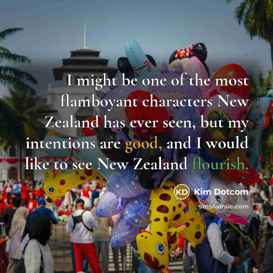 “I might be one of the most flamboyant characters New…” quote by Kim Dotcom