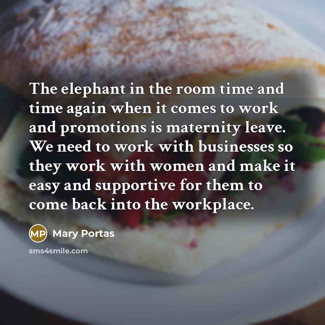 “The elephant in the room time and time again when…” quote by Mary Portas