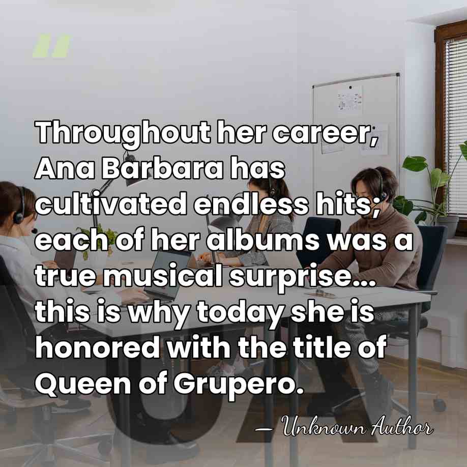 Throughout her career, Ana Barbara has cultivated endless hits; each of her&hellip; - Unknown Author