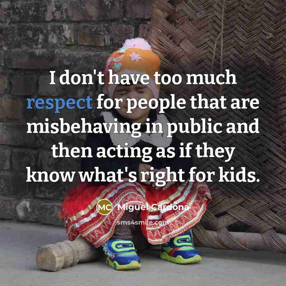 “I don't have too much respect for people that are…” quote by Miguel Cardona