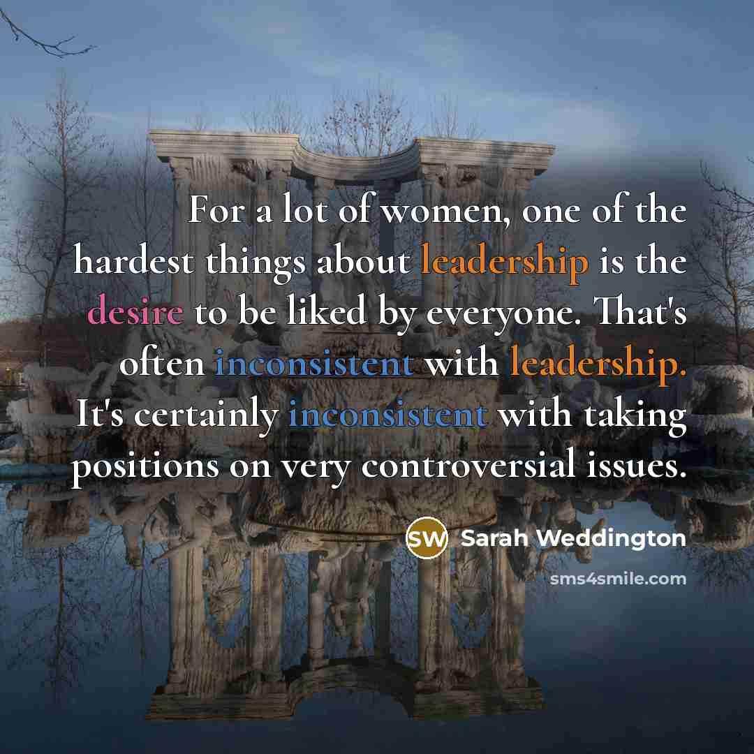 “For a lot of women, one of the hardest things…” quote by Sarah Weddington