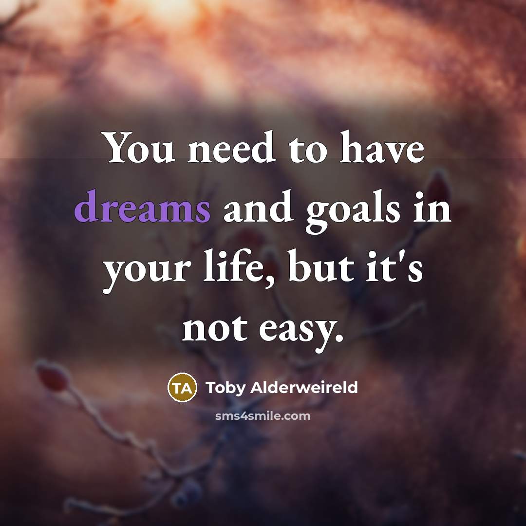 “You need to have dreams and goals in your life,…” quote by Toby Alderweireld