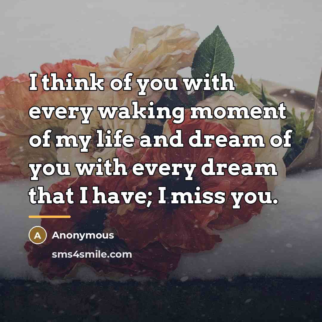 “I think of you with every waking moment of my…” quote by Kong Moua