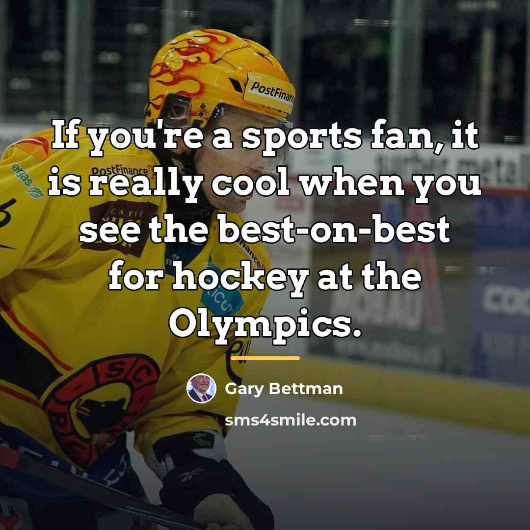 “If you're a sports fan, it is really cool when…” quote by Gary Bettman