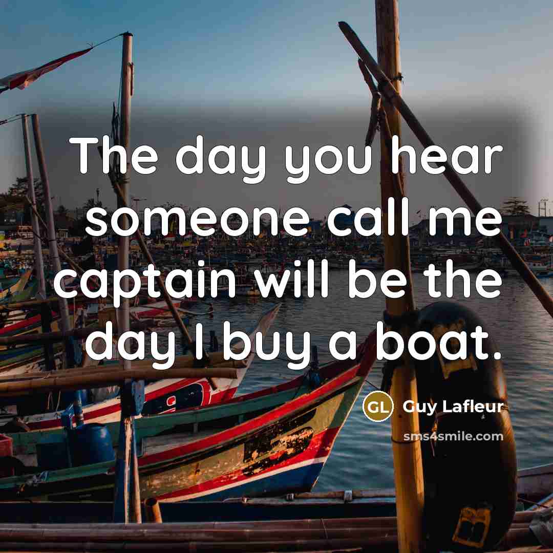 “The day you hear someone call me captain will be…” quote by Guy Lafleur