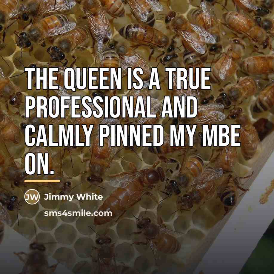 “The Queen is a true professional and calmly pinned my…” quote by Jimmy White