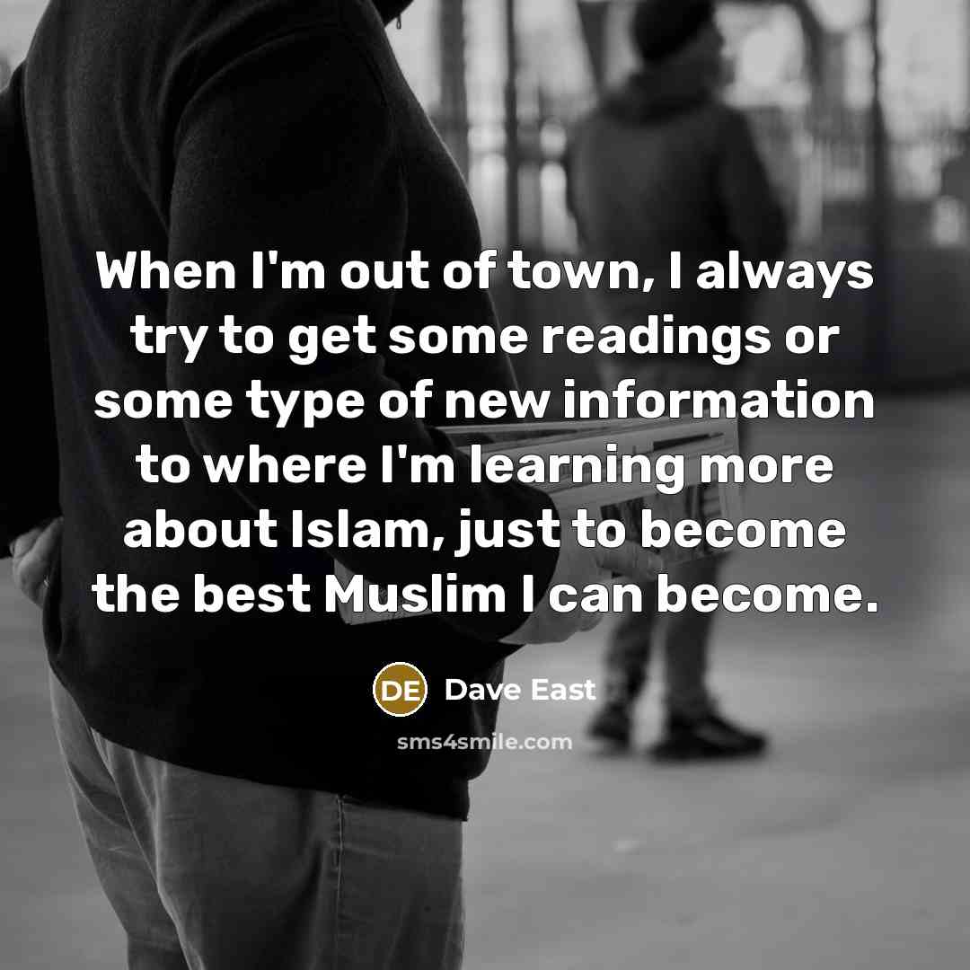 “When I'm out of town, I always try to get…” quote by Dave East