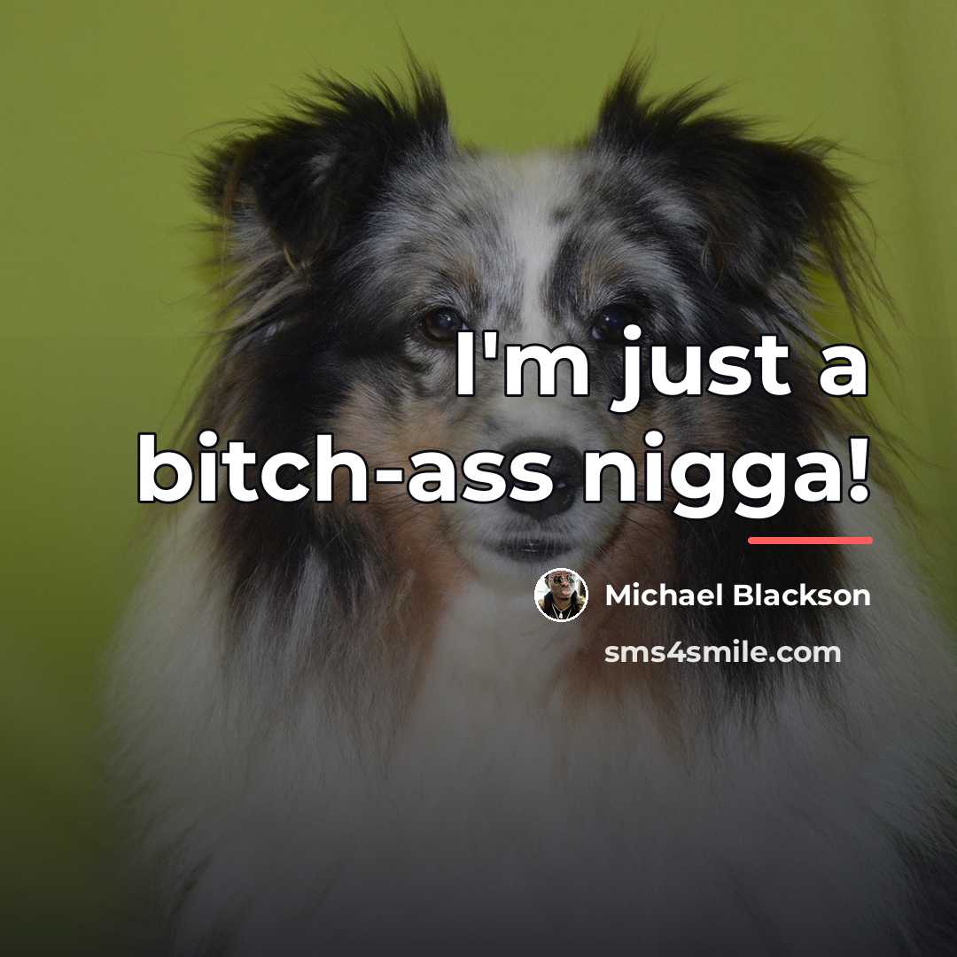 “I'm just a bitch-ass nigga!…” quote by Michael Blackson