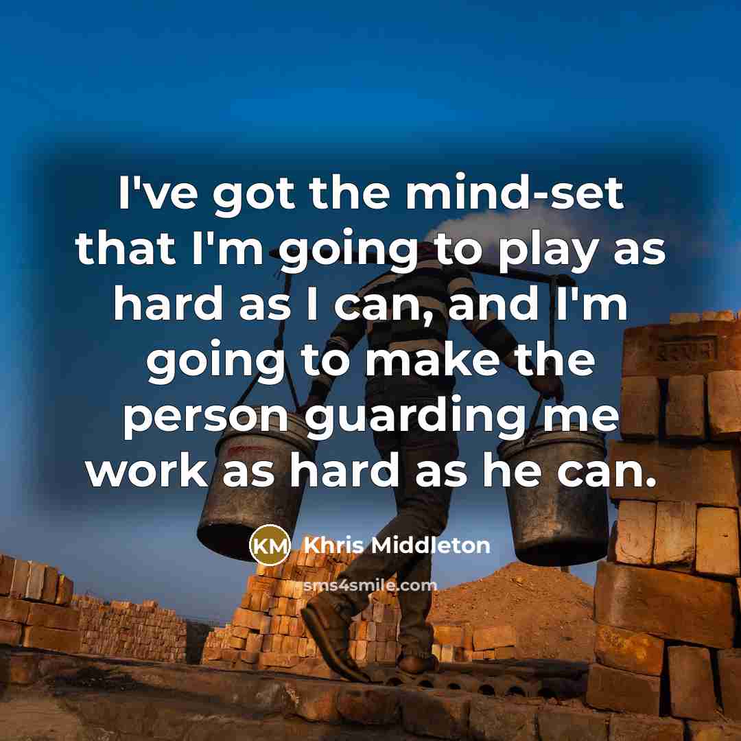 “I've got the mind-set that I'm going to play as…” quote by Khris Middleton