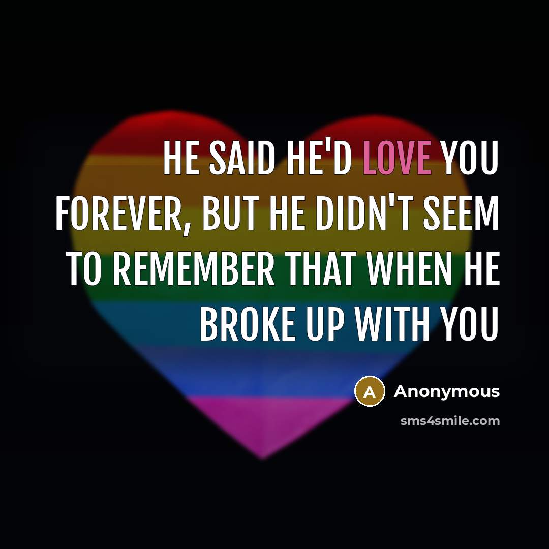 “He said he'd love you forever, but he didn't seem…” quote by Anonymous