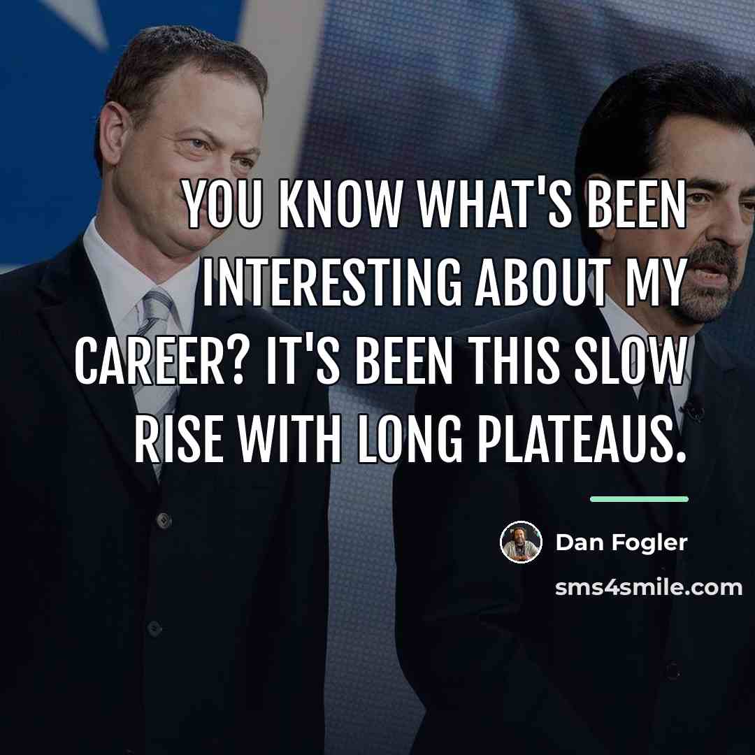 “You know what's been interesting about my career? It's been…” quote by Dan Fogler