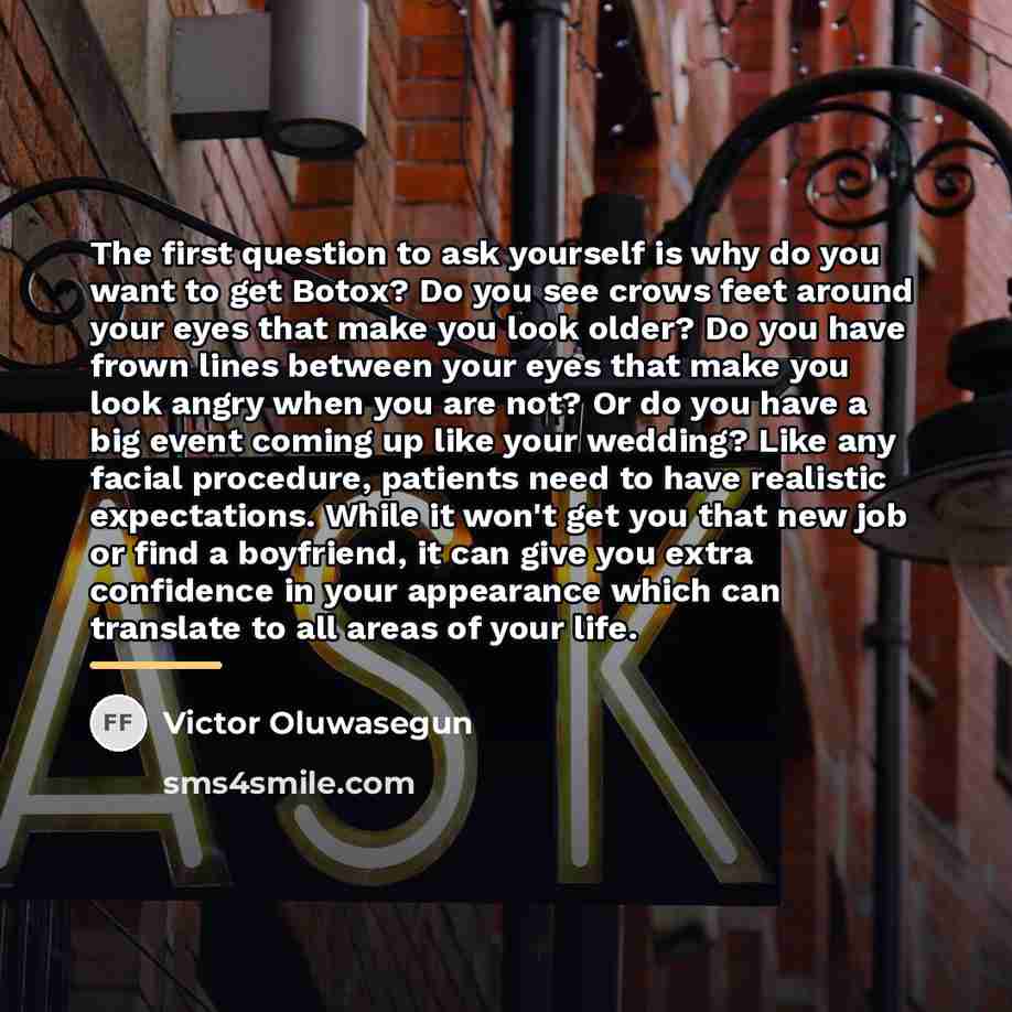 “The first question to ask yourself is why do you…” quote by Victor Oluwasegun