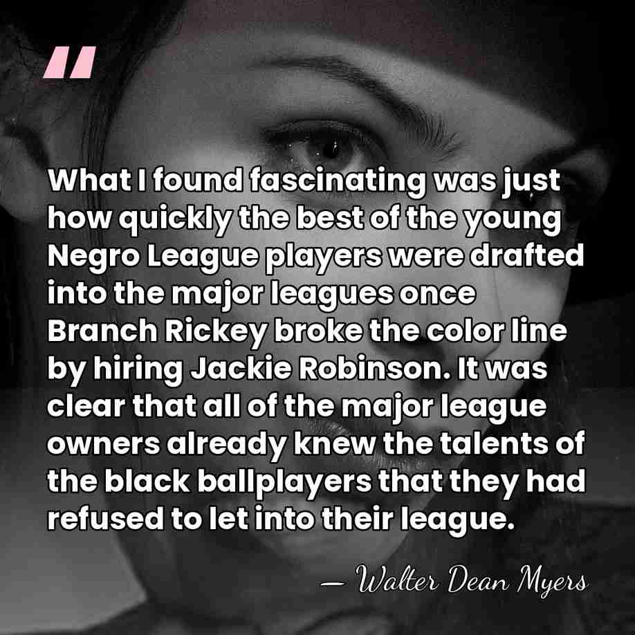 What I found fascinating was just how quickly the best of the&hellip; - Walter Dean Myers