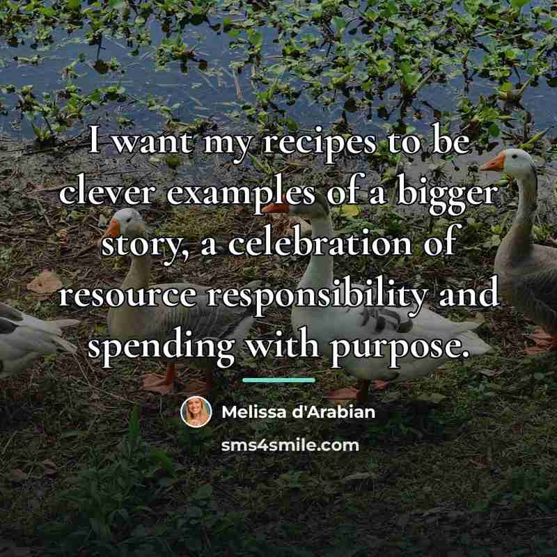 “I want my recipes to be clever examples of a…” quote by Melissa d'Arabian