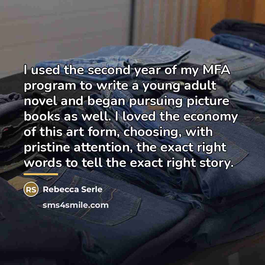 “I used the second year of my MFA program to…” quote by Rebecca Serle