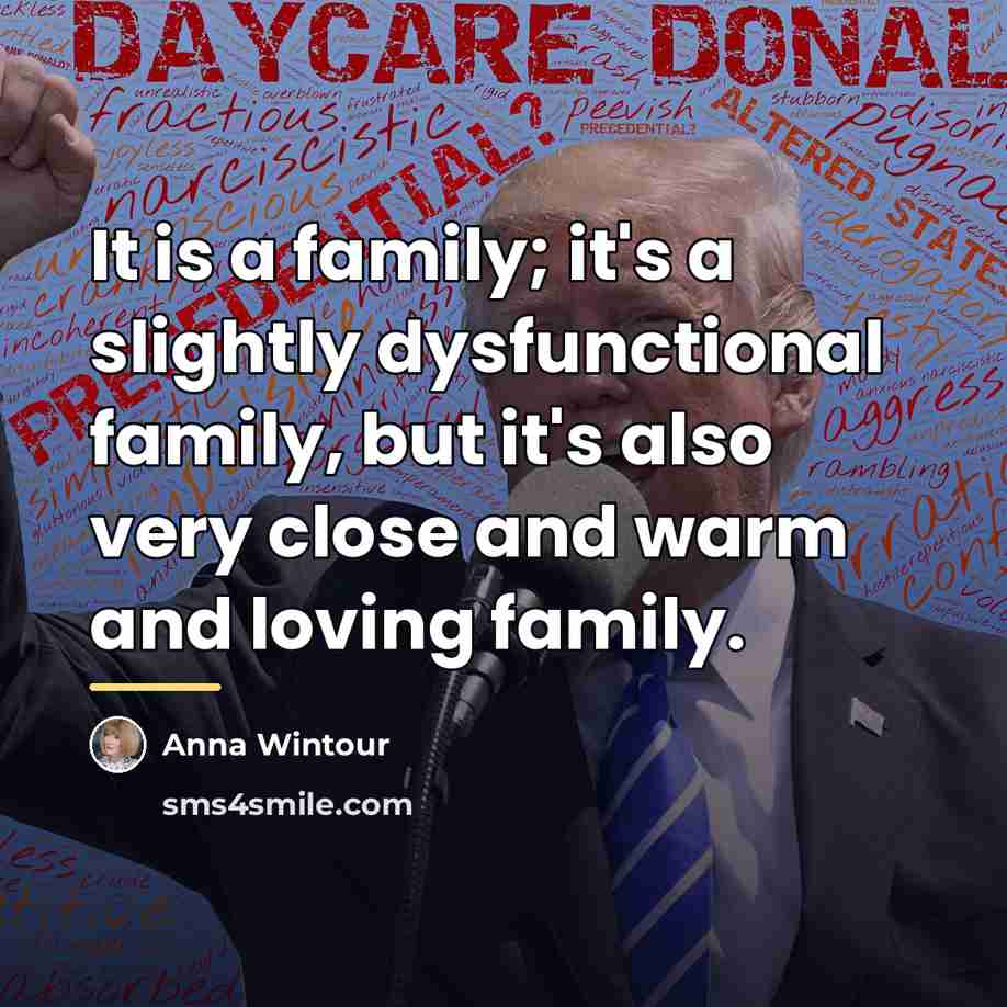 “It is a family; it's a slightly dysfunctional family, but…” quote by Anna Wintour