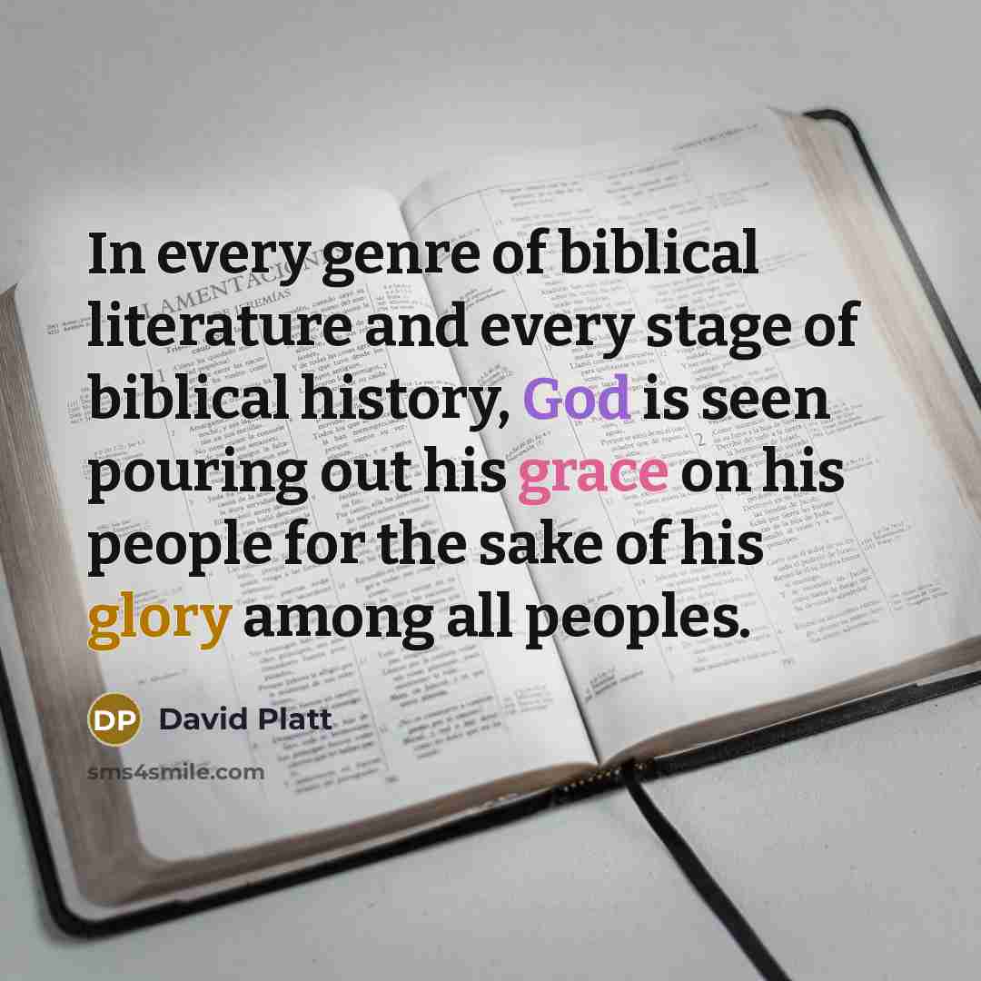 “In every genre of biblical literature and every stage of…” quote by David Platt
