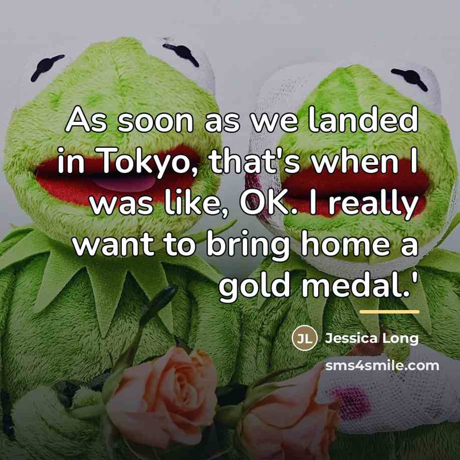 “As soon as we landed in Tokyo, that's when I…” quote by Jessica Long